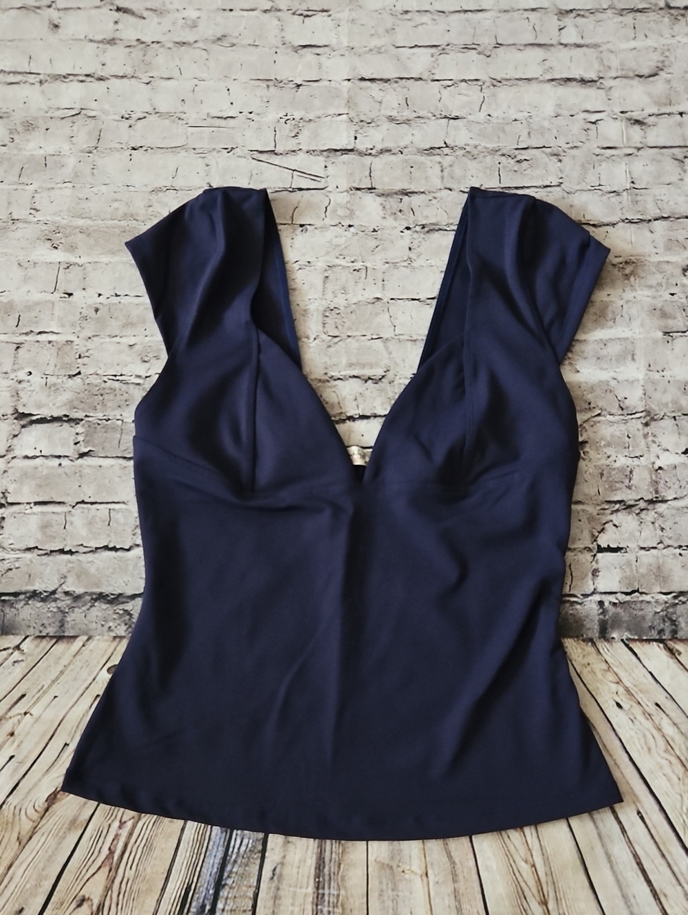 Free People Duo Corset Cami in Jazzberry, Navy